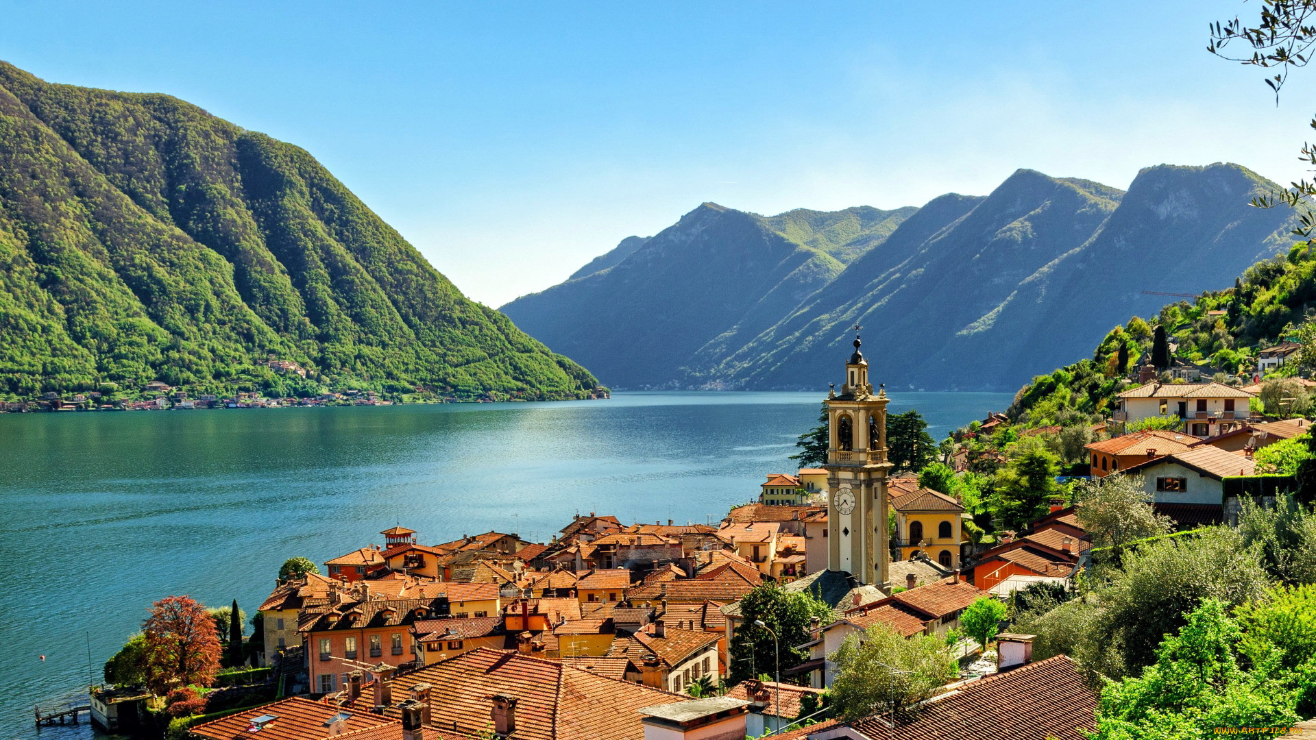 lake como, italy, , - , lake, como